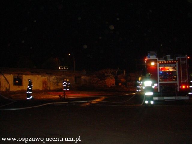 Nocne manewry powiatowe - Tartak 2009
